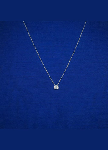 Срібне кольє "Камінчик на ланцюжку" No Brand (350667605)