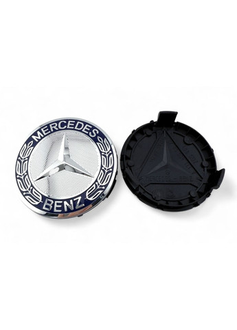 Колпачок в диски Мерседес заглушка для дисков Mercedes 75/68 мм. Синий колосок (1 шт.) Mercedes-Benz (354698354)
