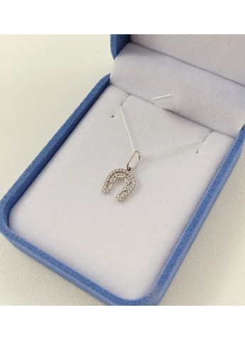 Подвеска золотая с цирконием "Подкова" 440435б No Brand Підвіска (369162228)