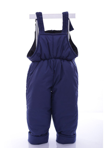 Синий зимний комбинезон на синтепоне с принтом denim оригинал синий см (41626) BABYKROHA