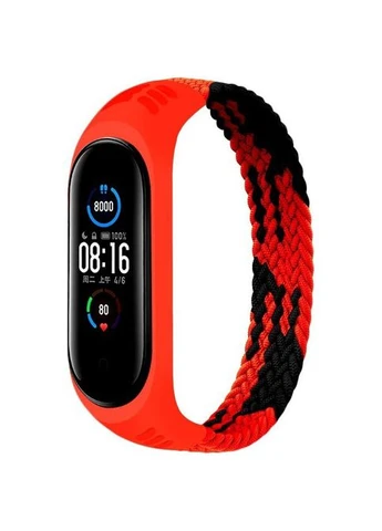 Ремінець Nylon протиударний для Mi Band 5 6 фіолетовий Smart Watch (370164180)