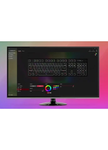 Клавіатура механічна 639N5AA Alloy Origins PBT 104key, AqUK, USB-A, EN/UA, RGB, HyperX (362712842)