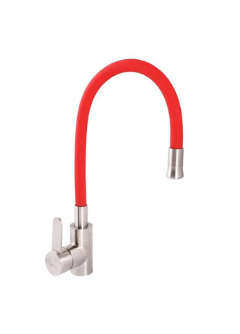 Смеситель для кухни LR74004-1 с красным гибким изливом (LL1476) Zerix (321184110)