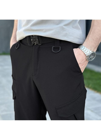 Армейские мужские штаны Карго 6 карманов черные No Brand (356509156)