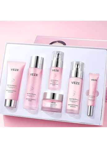 Подарочный набор для ухода за лицом 6в1 Veze Bird's Nest Element Plus-plus (352747538)