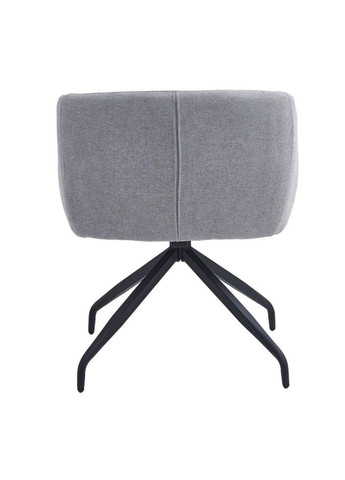 Стілець EMMA стілець чорний каркас/світло-сірий тк. Intarsio (365461332)