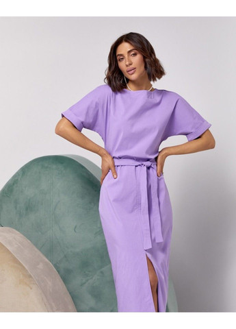 Фиолетовое деловое платья 14499 сиреневый ISSA PLUS