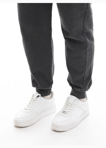 Спортивні штани жіночі чорні з варкою тринитка MDG Джогери (302879197)