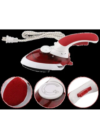 Ручна парова дорожня праска відпарювач із щіткою 1000W Mini Steam Iron 558B червоний HT (383043683)