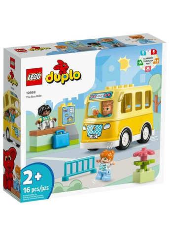 Конструктор DUPLO Поездка на автобусе 16 деталей (10988) Lego (281425660)