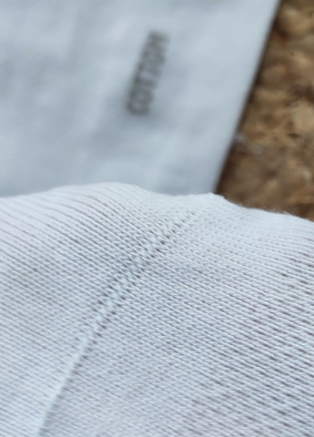 Белые набор носков сетка хлопок 6 пар житомир msс 610/6 р.40-44 XTeam однотонные (341721027)