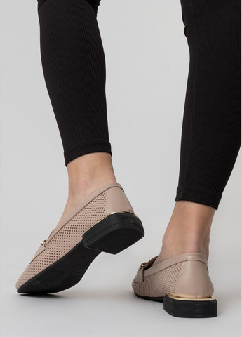 Evromoda Туфли (1052ТZА) пудровый з натуральная кожа, турция — лето (328913280)