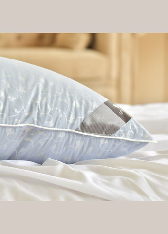 Подушка для сну пухова Natural пух 30% і 70% перо, бавовна ТМ 50х70 см IDEIA (275870172)