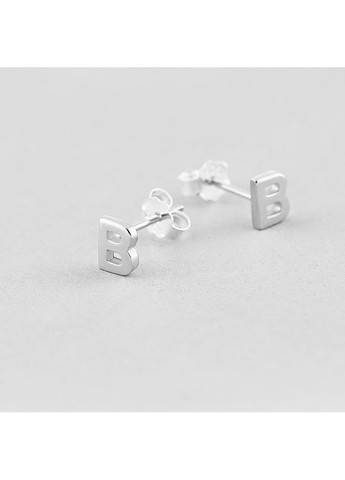 Серьги Letter В Minimal (338799219)