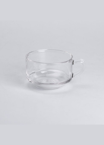 Набір чашок 6 шт для чаю та кави по 270 мл скляні прозорі HP-YH-69 Yiwu (322654087)