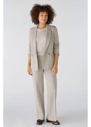 Бежевый женский женский пиджак бежевый Oui - всесезон