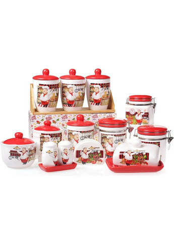 Цукорниця керамічна "Шеф-кухар" 450мл з кришкою Bona (332668477)