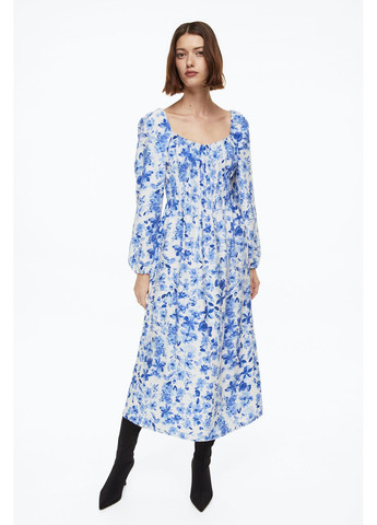 Комбінована кежуал сукня максі з віскози H&M однотонна