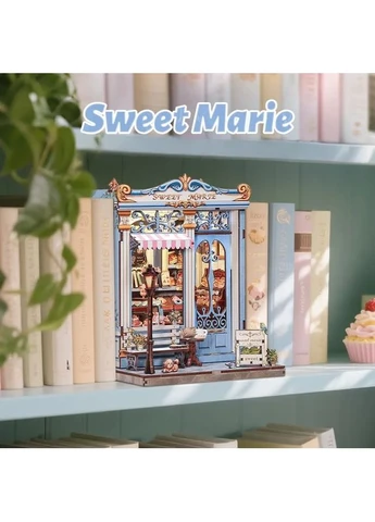 Бук Нук Кондитерская Мари 3D Интерьерный конструктор Book Nook Sweet Marie CWGC-207 No Brand (383377382)