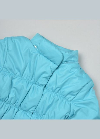 Бірюзова зимня куртка зимова на дівчинку кт 103 Бембі