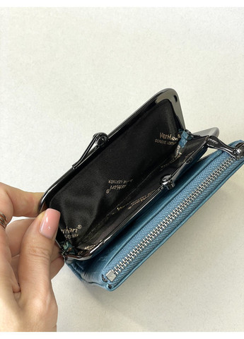 Женский мягкий кожаный кошелек: модный дизайн, на фермуаре Vermari Гаманець (362218310)