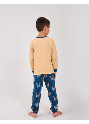 Бежевая пижама бежевый Smil