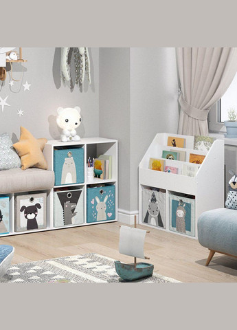 Стелаж дитячий для іграшок та книг білий Markson MS800 (318473856)
