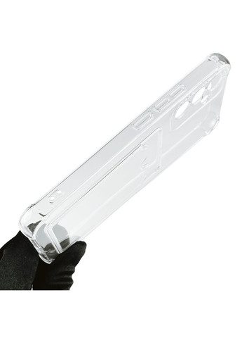 Чохол для Galaxy A34 5G SM-A346E з бронь кутами з кишенею для візиток карток k-pop на самсунг а34 прозорий Samsung (366022051)