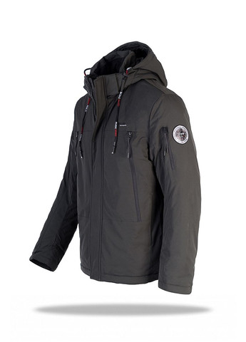 Оливковая (хаки) демисезонная куртка мужская wf 70559 хаки Freever