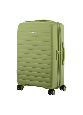 Набір валіз, Aero, поліпропілен, (L+M+S), TSA, 4 колеса, EXP, оливково-зелений 2E (365069111)