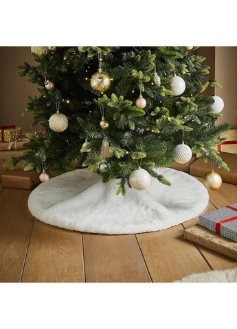 Хутряний килимок-спідниця SGH під ялинку d-90 см HVOYA (372798515)
