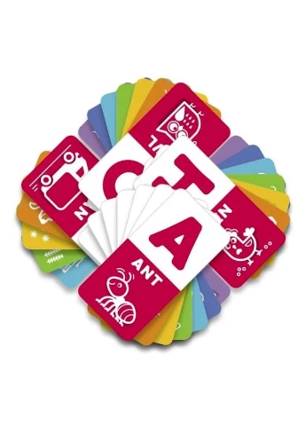 Настільна навчальна гра ABC rainbow 360050, 44 картки Мальви (333934314)