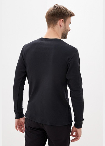 Черный повседневный лонгслив HiBrand