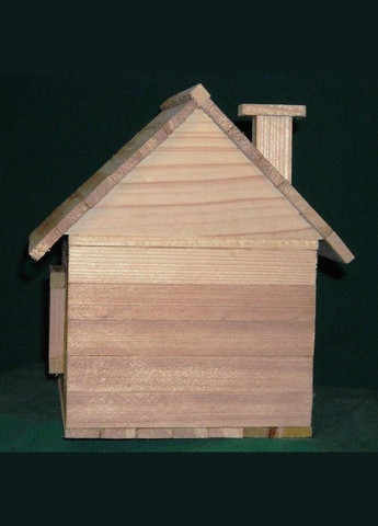 Шпаківня садова з дерева Кедровник ваніль (СКВ-004602) No Brand (328605821)