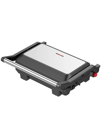 Притискний контактний домашній електричний гриль CB-1081 з антипригарним покриттям 1000Вт Сірий Crownberg (355873272)