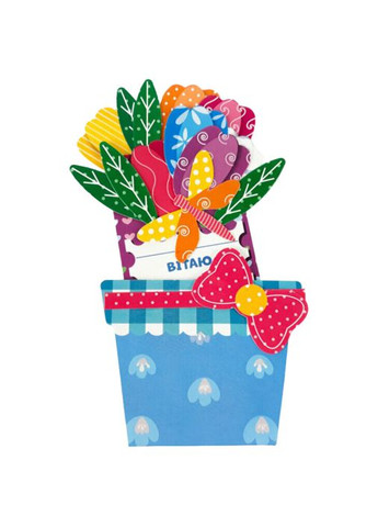 Набор для творчества звезда цветочная открытка своими руками. Тюльпаны Zirka 378003 (328449468)