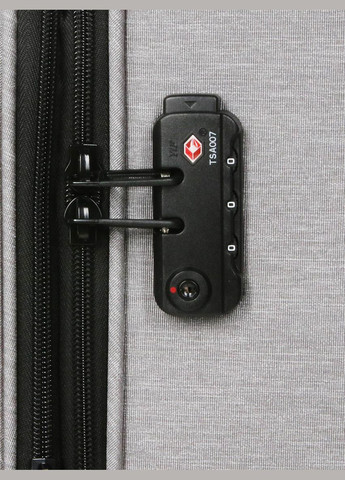 Чемодан малый S ткань св.серый 54х40х23(+5)см/50л/2.8кг AIRTEX (324801994)