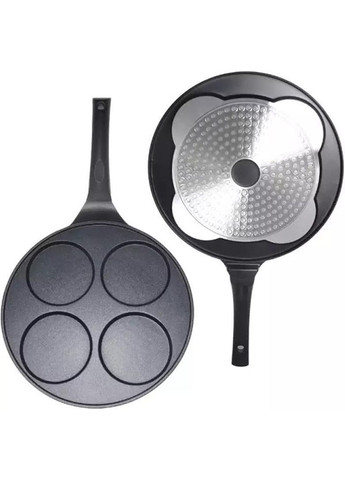 Сковорода индукционная "Оладьи" Ø26см для оладий, с антипригарным покрытием Kamille (339779096)