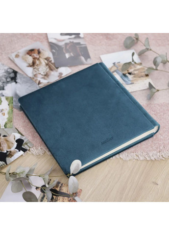 Сімейний фотоальбом з велюру "Family Stories" 23х23 см Handmade 201-004-039 (365783720)