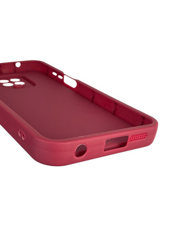 Чехол силиконовый Soft Touch для Redmi Note 9s бордовый (Полная защита камеры) Xiaomi (366389731)