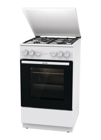 плита gk5a22wh комбинированная, 68л, 50x60см, эмалированный реш, с крышкой, Gorenje