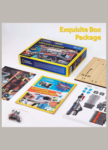 Набір для моделювання STEM Пускова установка для літаків (DS1091h) CubicFun (333253234)