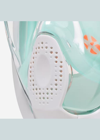 Полнолицевая Маска для Плавания Ныряния Снорклинга Easybreath+ Freetalk S/M Бирюзовый Subea (336550185)