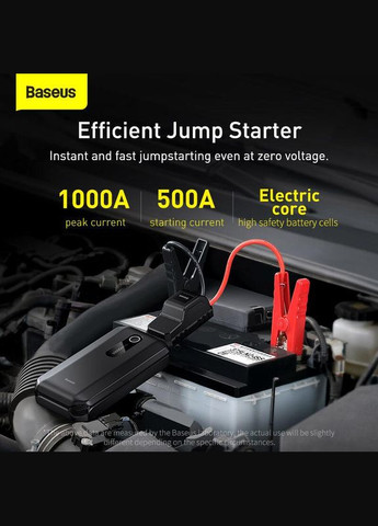 Пусковий пристрій (бустер) для авто Super Energy Air Car Jump Starter 10000mAh Baseus (280876893)