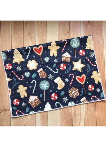 Новорічний кухонний рушник рушничок різдвяний подарунок (арт. 17013) No Brand новорічний комбінований