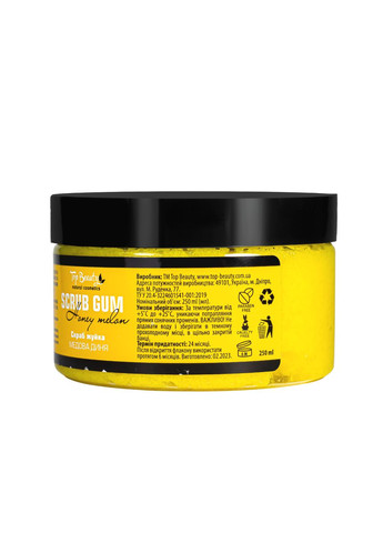 Cкраб жвачка для тела с ароматом дыни 250 мл Top Beauty (367988730)