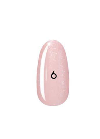 Акригель для нарощування нігтів Acrygel Gel 15 мл № 6 Персиковий з шимером You Posh (361968949)