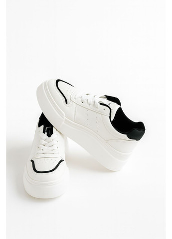 Білі стильні жіночі кеди у білому кольорі MATTE