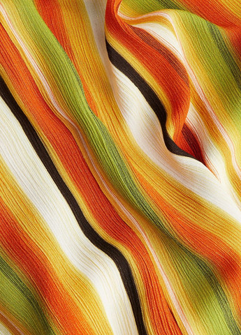 Комбинированное кэжуал платье H&M в полоску