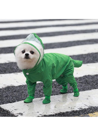 Дождевик цельный с капюшоном для собак размер XXL 44*50 см, No Brand (368710288)